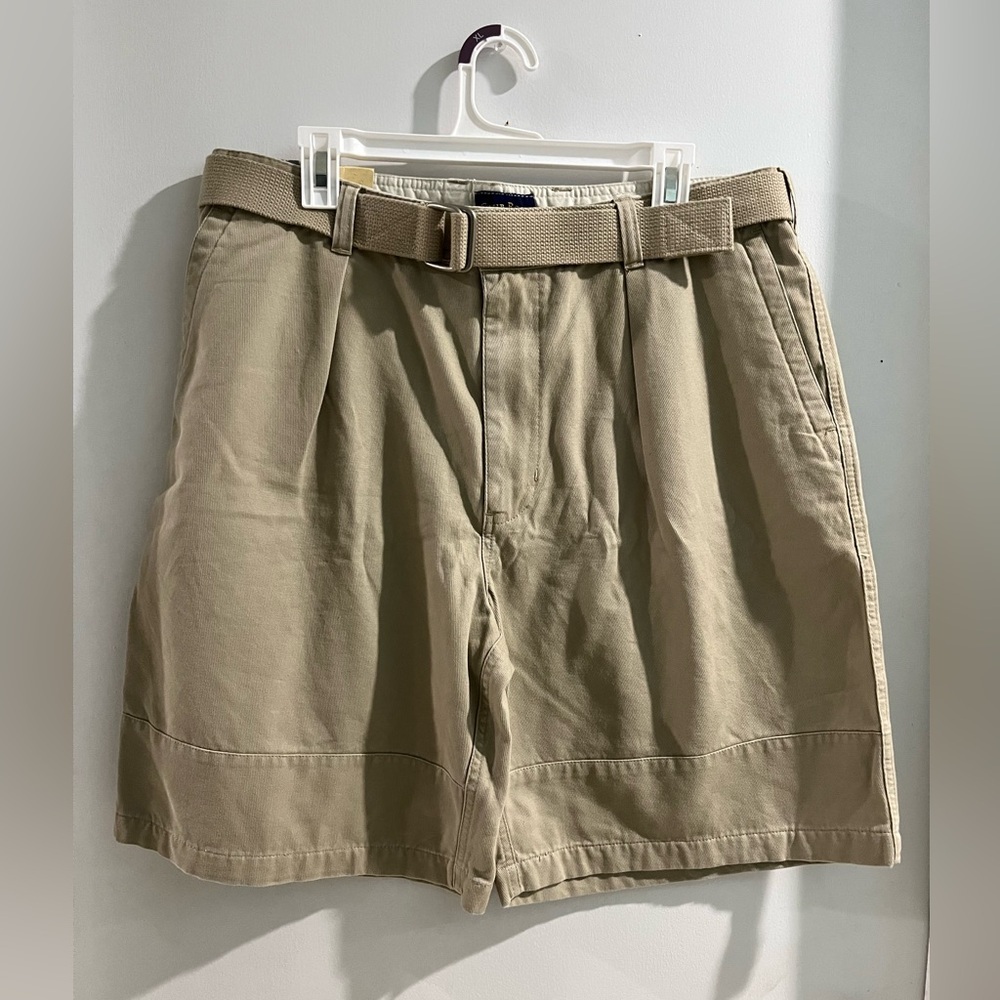 Club Room by Charter Club Weather Wash Khaki Shorts, size 38, new!